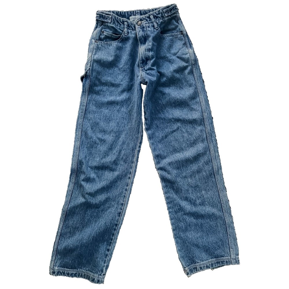 Blue Montana Jeans High Waist Light Wash Carpenter Women's Size 3
